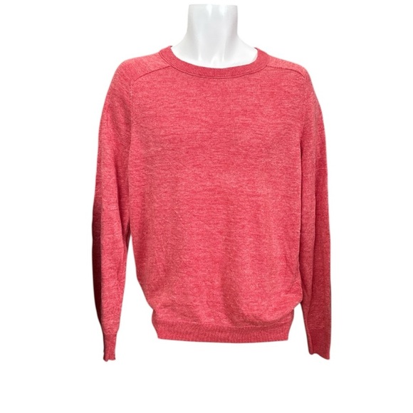 J. Crew Men’s Linen Cotton Blend Lightweight Crew Neck Sweater, Size Medium - Picture 2 of 7